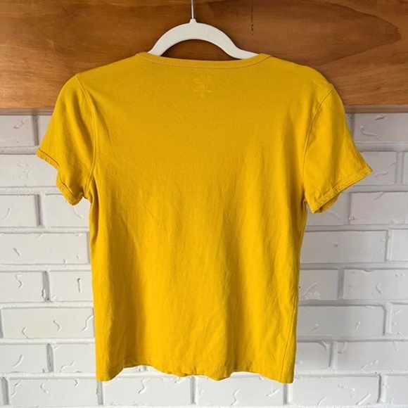 J Crew Broken-In Jersey Cross Country T-shirt, Rich Gold, Extra Small XS - Picture 2 of 9